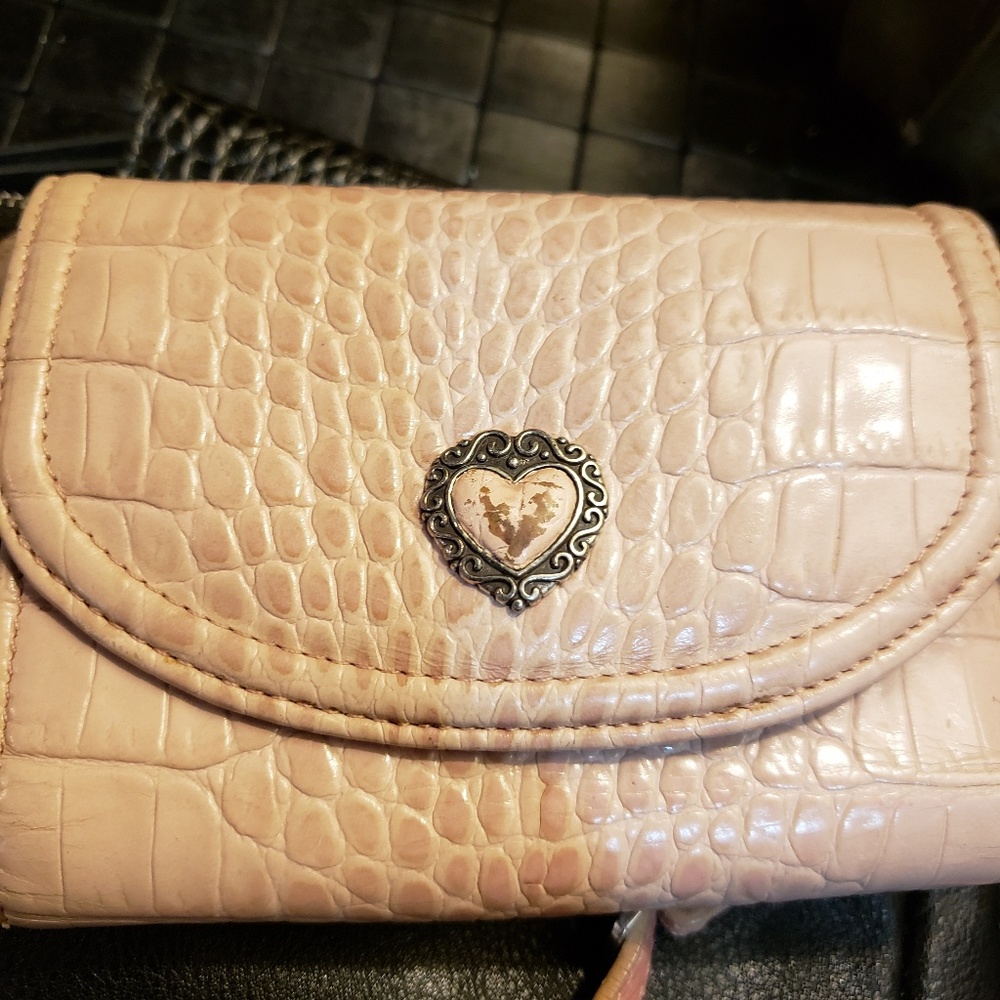 Brighton pink crossbody wallet
